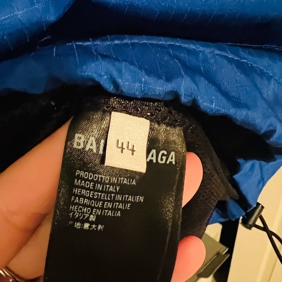 Balenciaga Oversized Reflective Pullover Jacket Stand Collar hood NEW Authentic - Picture 5 of 7